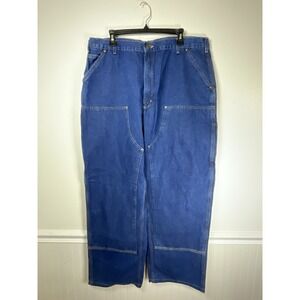 Carhartt Double Knee Logger Denim Jeans Loose Original Y2K Men Size 40x36